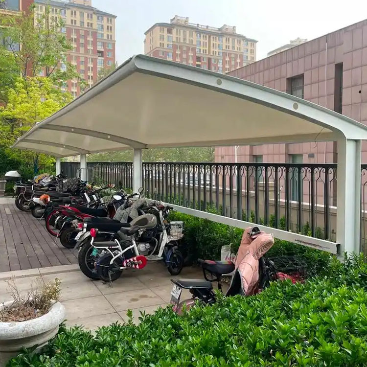 锦州膜结构电动车棚